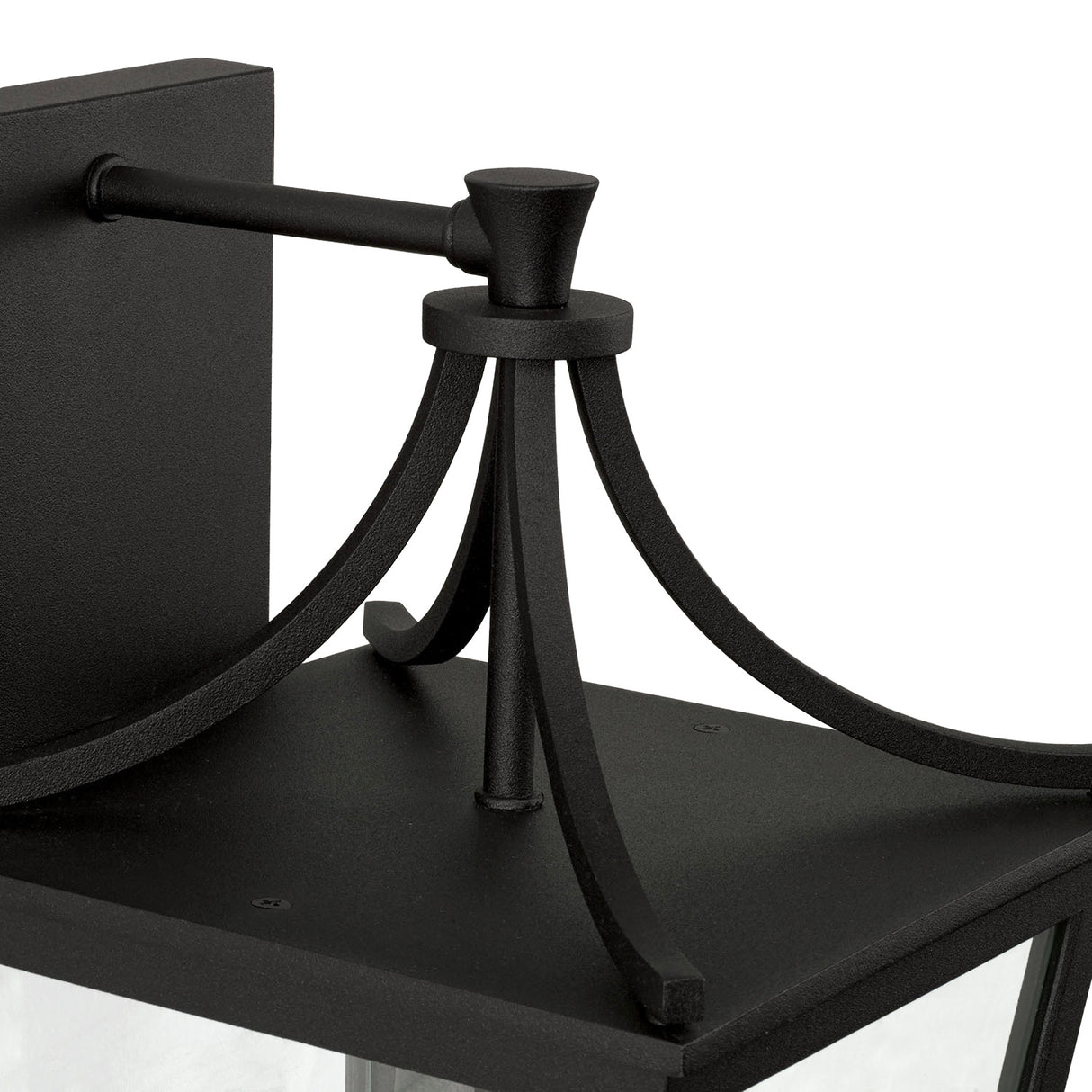 Ellery Outdoor Wall Light, Small 14" Black