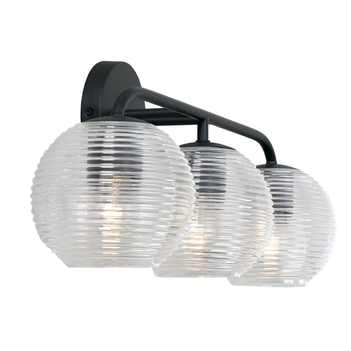 Ori 3 Light Vanity, Matte Black