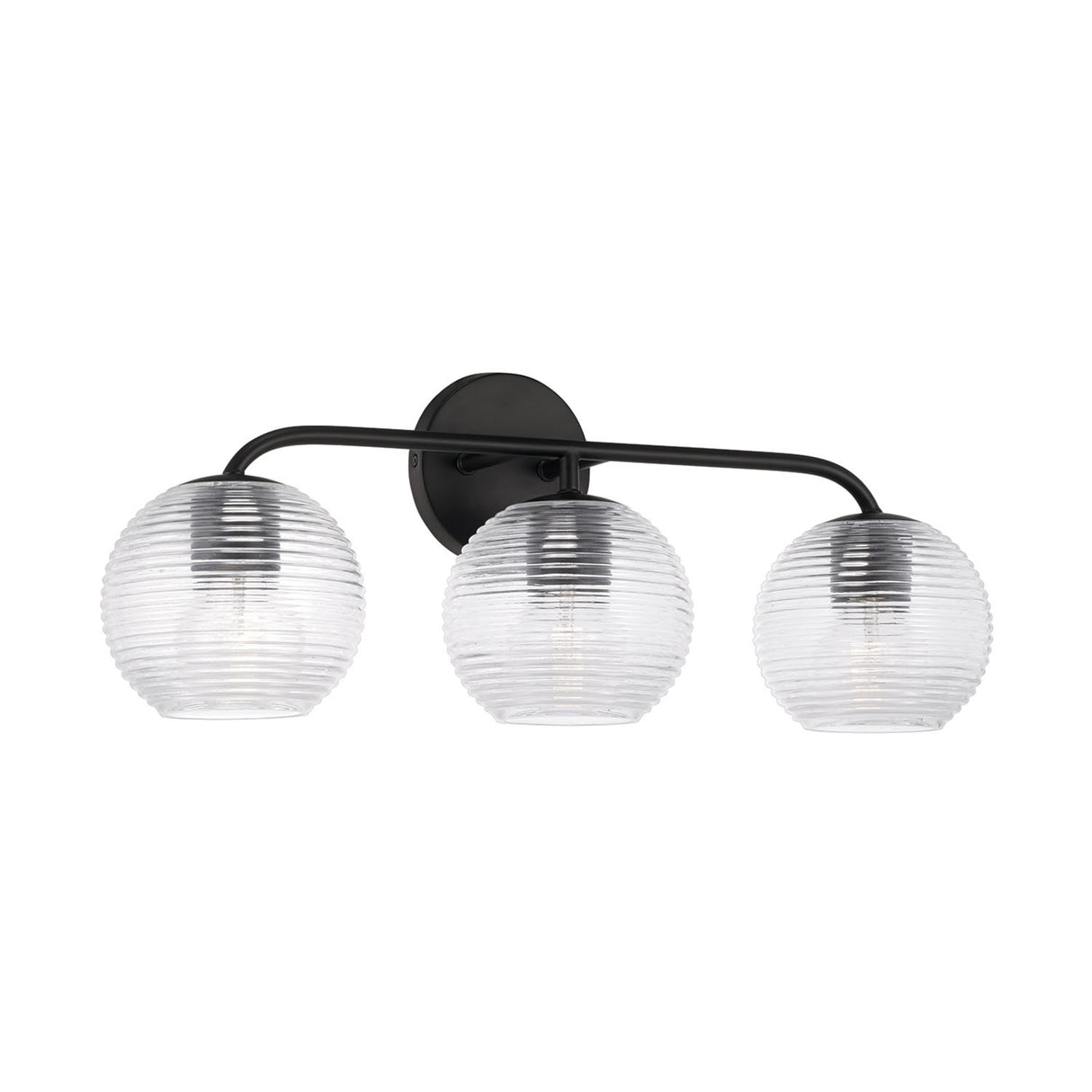 Ori 3 Light Vanity, Matte Black