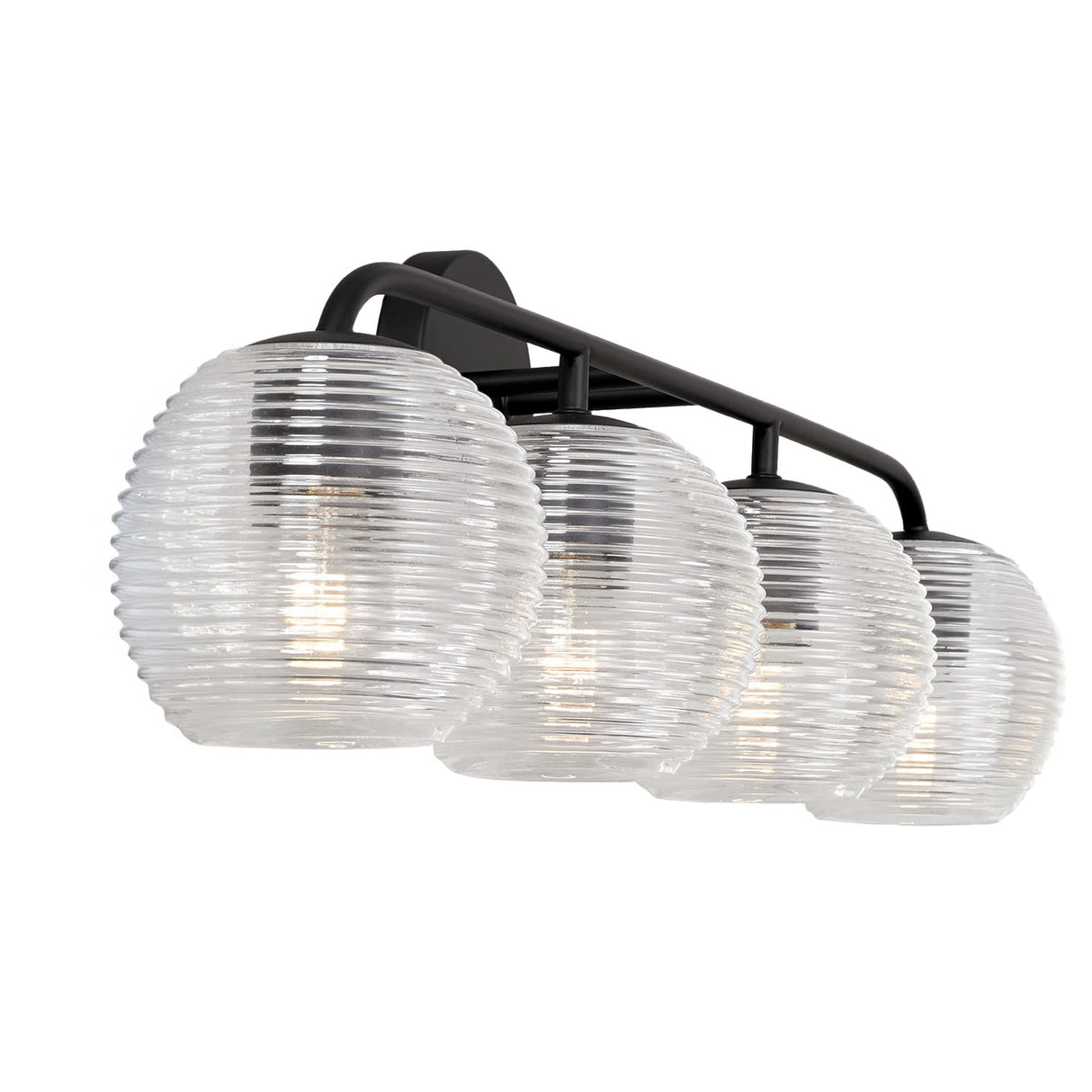 Ori 4 Light Vanity, Matte Black