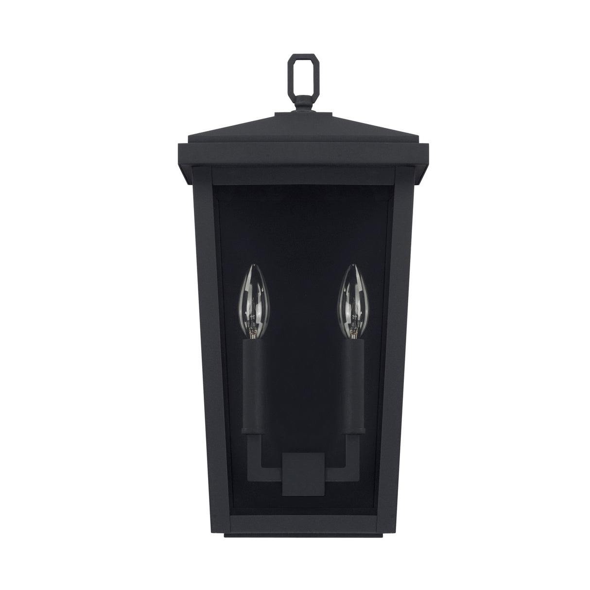 Leighton Outdoor Wall Light, Medium 18" Black