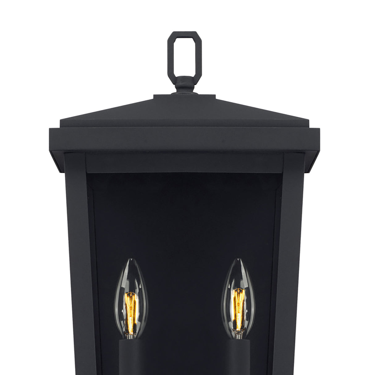 Leighton Outdoor Wall Light, Medium 18" Black