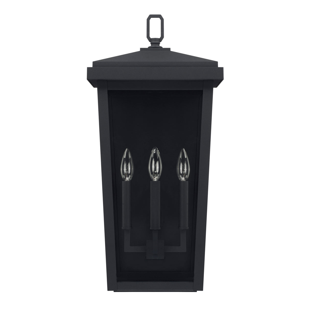 Leighton Outdoor Wall Light, Large 24" Black