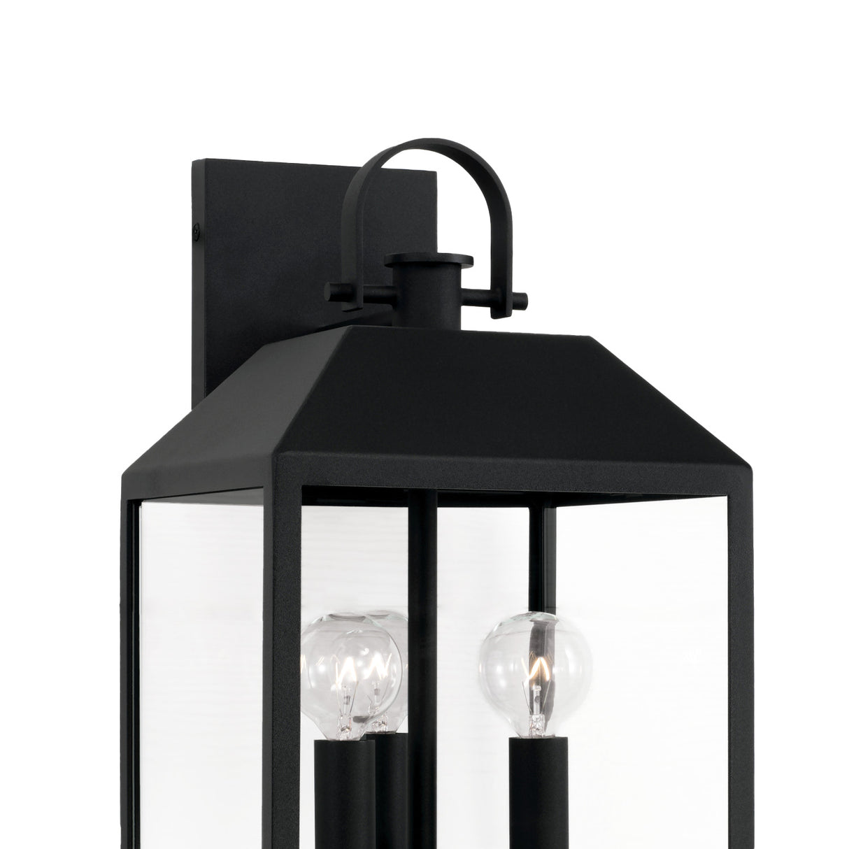 Porter Outdoor Wall Light, Small 16" Black
