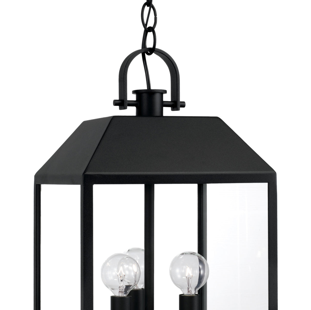 Porter Outdoor Hanging Light, Black