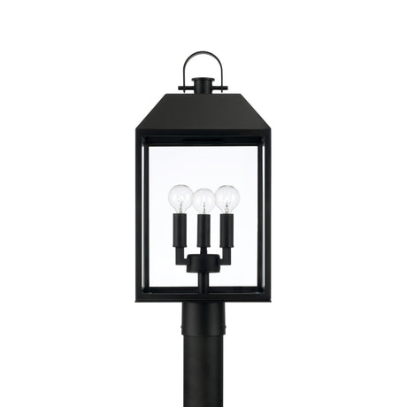 Porter Outdoor Post Light, Black