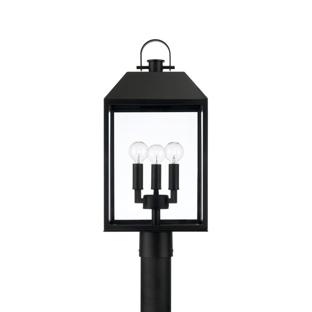 Porter Outdoor Post Light 22", Black