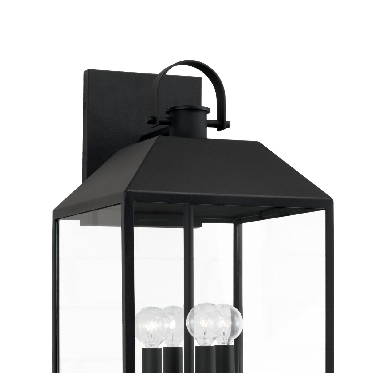 Porter Outdoor Wall Light, Large 22" Black