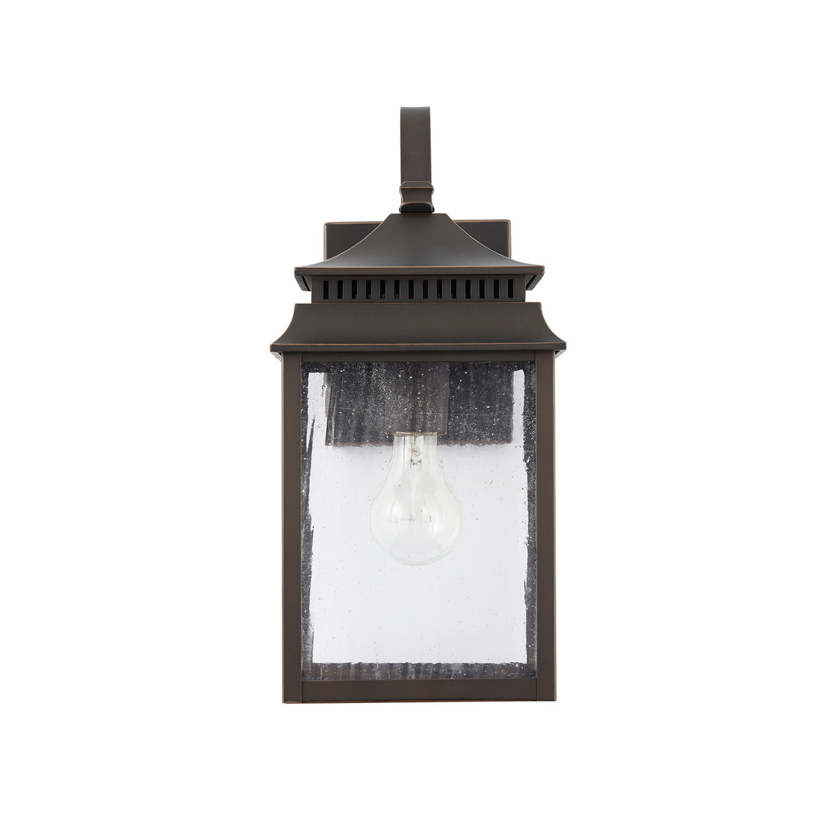 Hanover Outdoor Wall Light, Small 15" Oiled Bronze