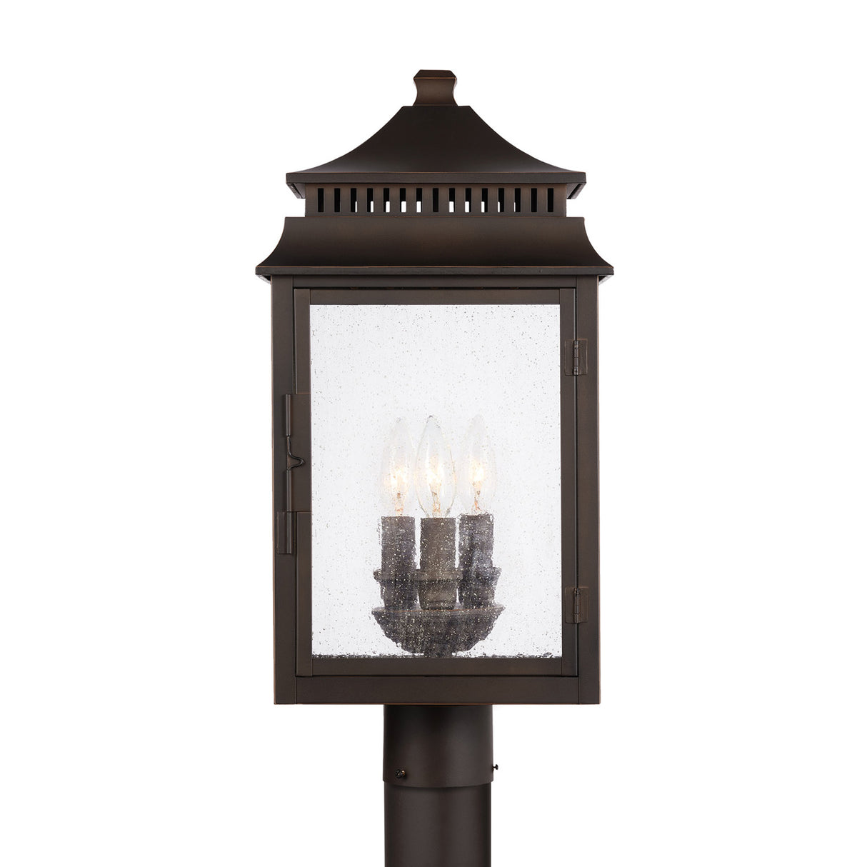 Hanover Outdoor Post Light, Oiled Bronze