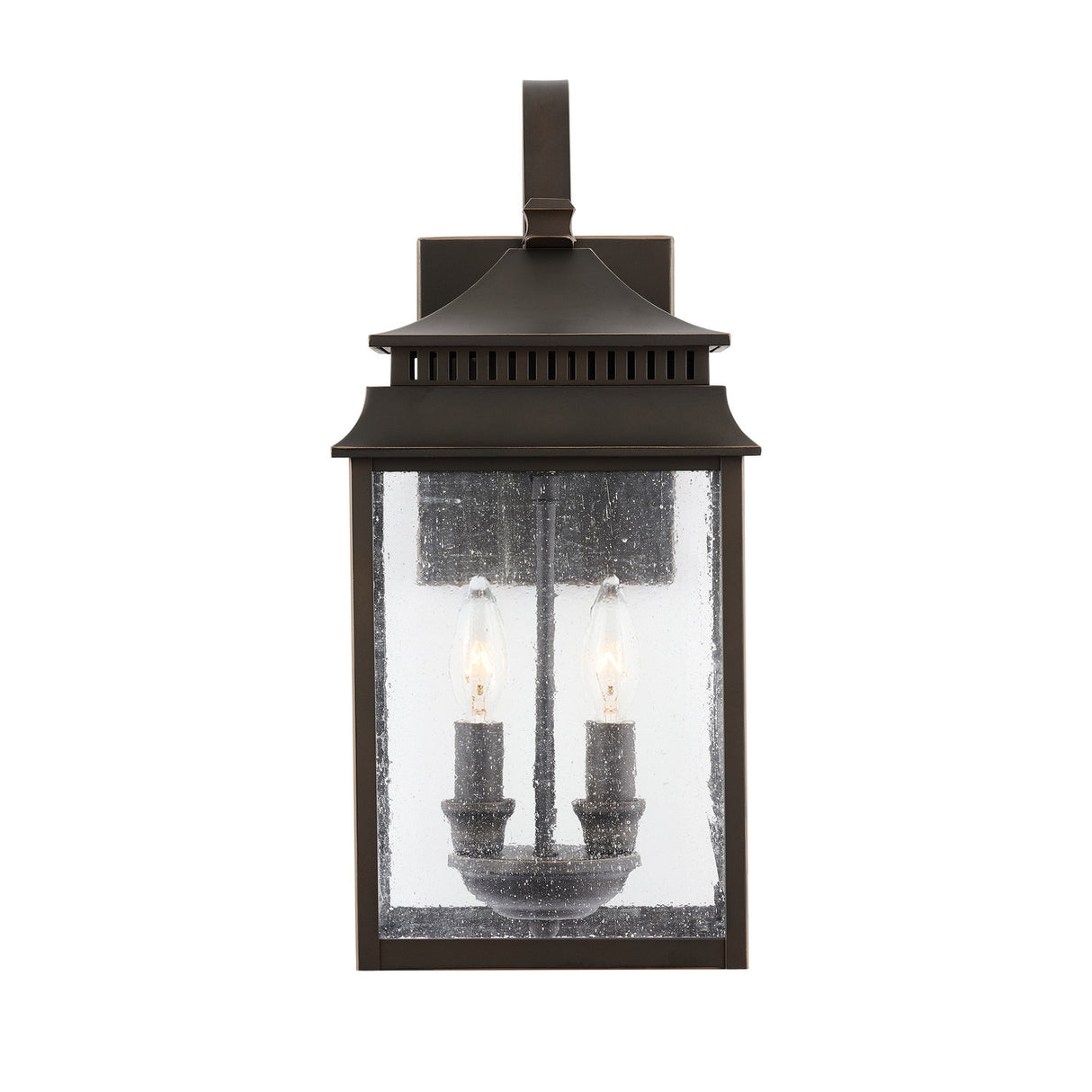 Hanover Outdoor Wall Light, Medium 18" Oiled Bronze