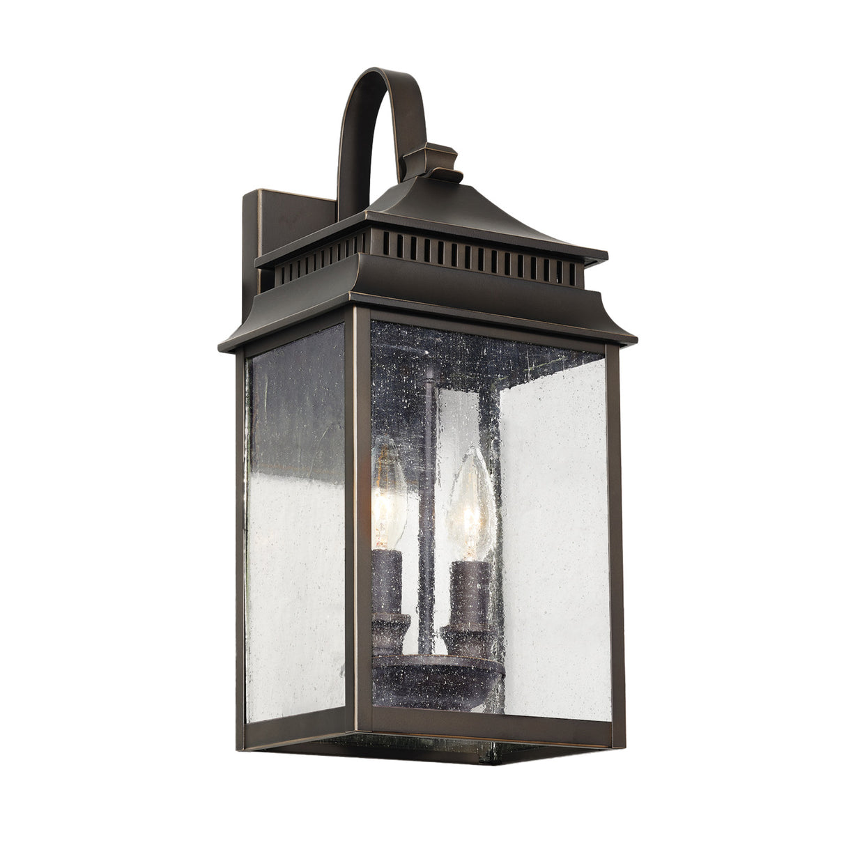 Hanover Outdoor Wall Light, Medium 18" Oiled Bronze