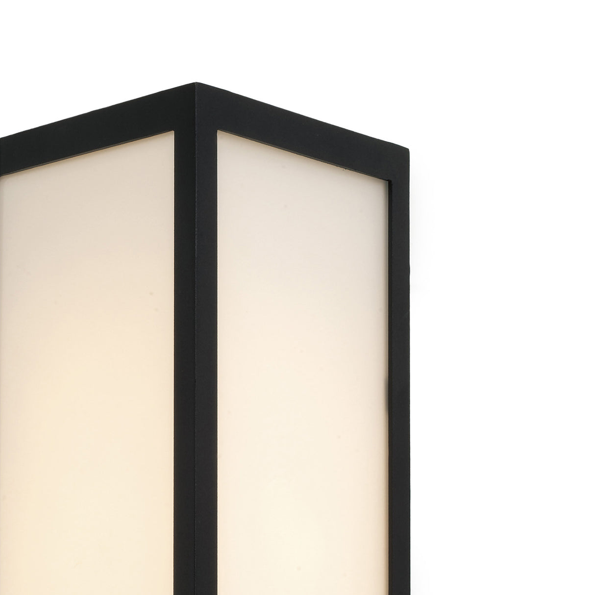 Ellis LED Outdoor Wall Light, Small 15" Black