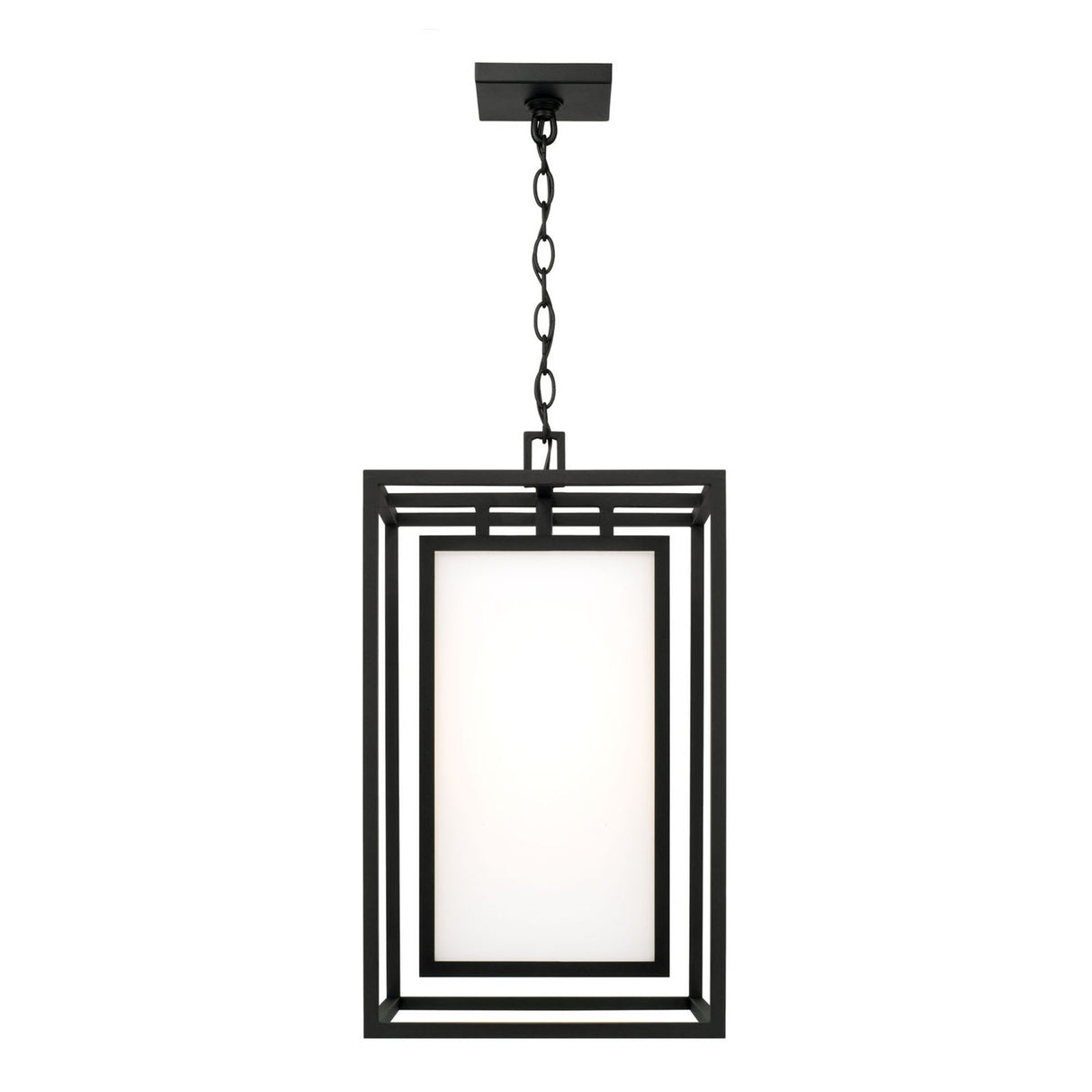 Orley Outdoor Hanging Light, Black