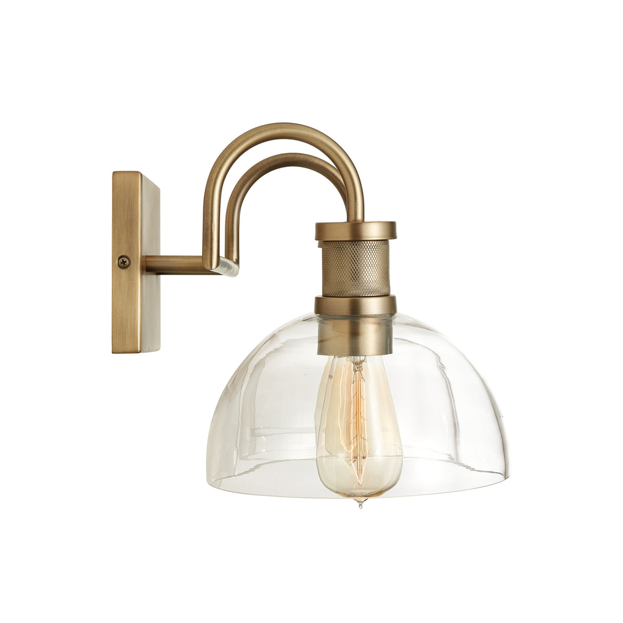 Greer 2 Light Vanity, Aged Brass