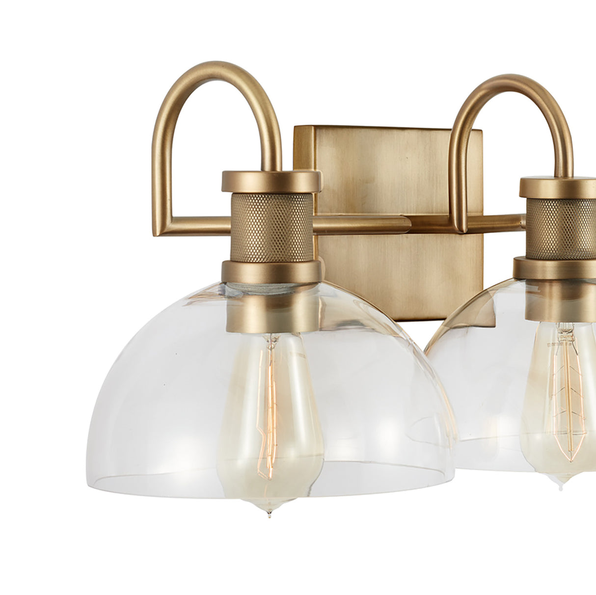 Greer 3 Light Vanity, Aged Brass