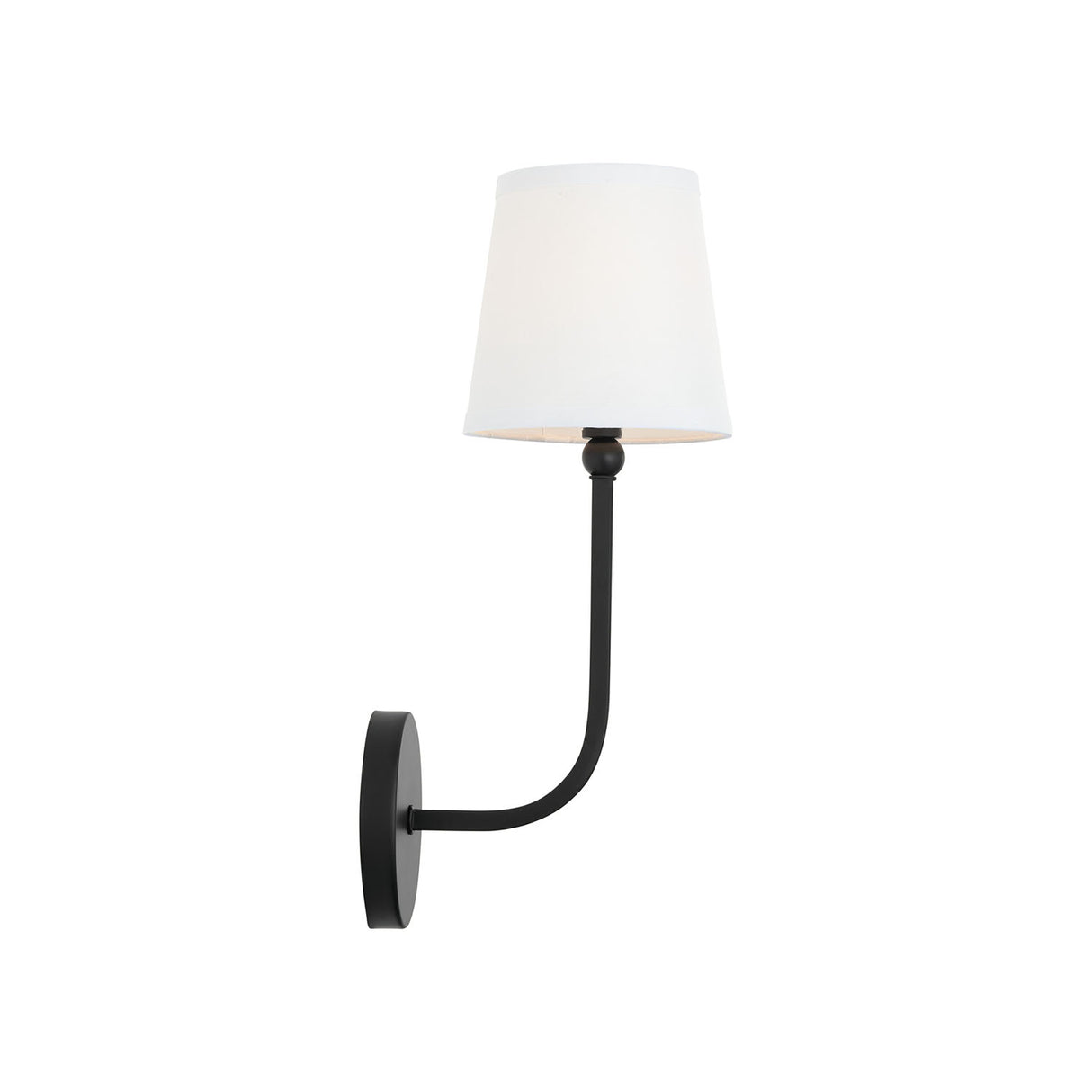 Elowen Wall Sconce 17", Matte Black