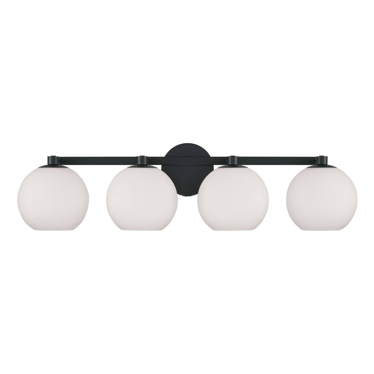 Enid 4 Light Vanity, Matte Black