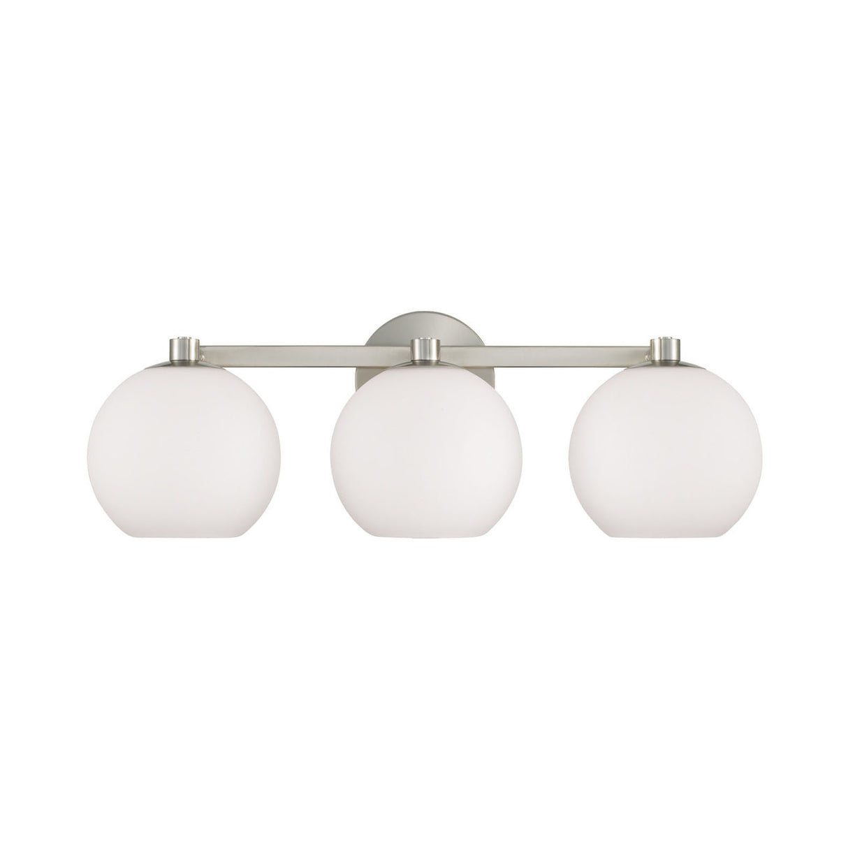 Enid 3 Light Vanity, Brushed Nickel