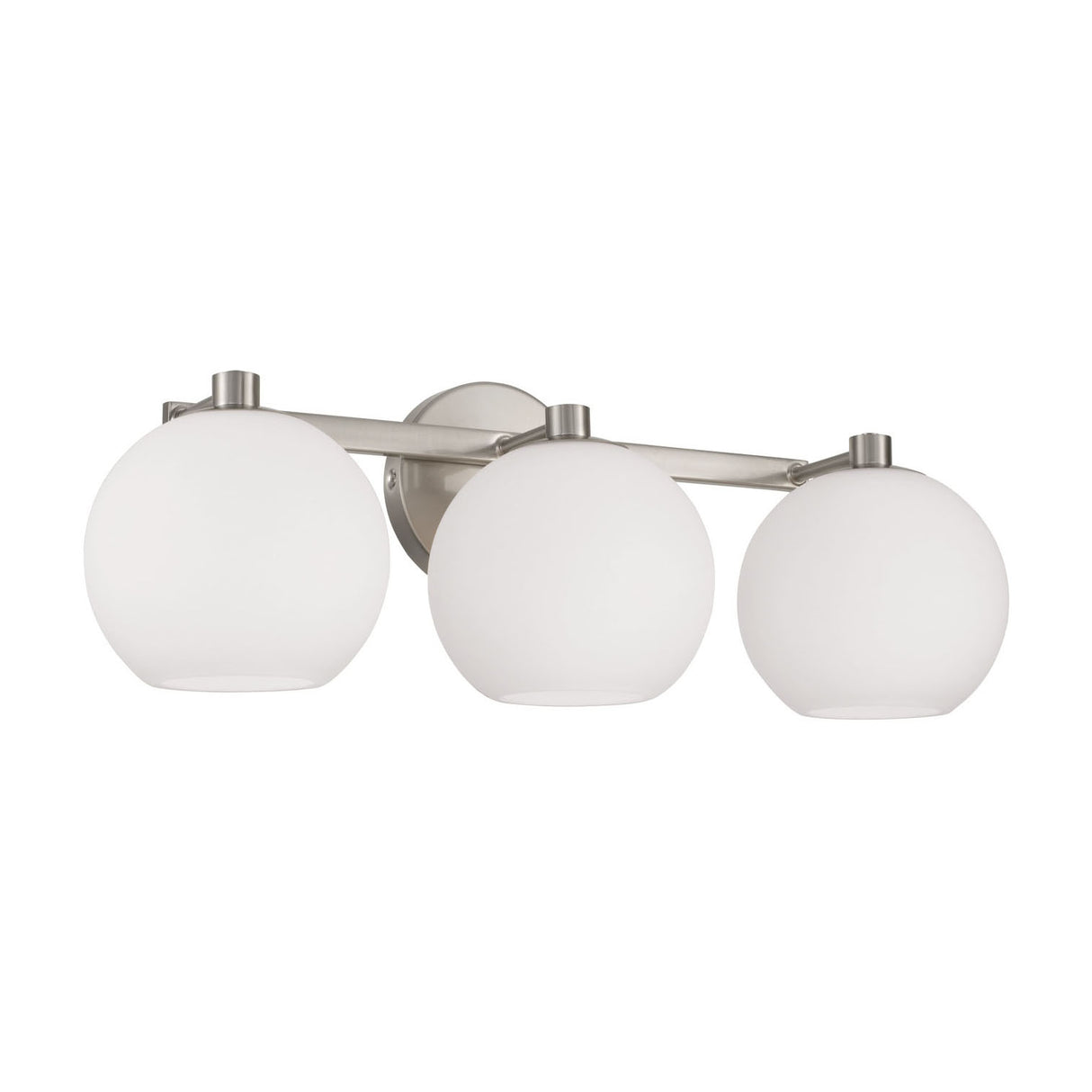 Enid 3 Light Vanity, Brushed Nickel