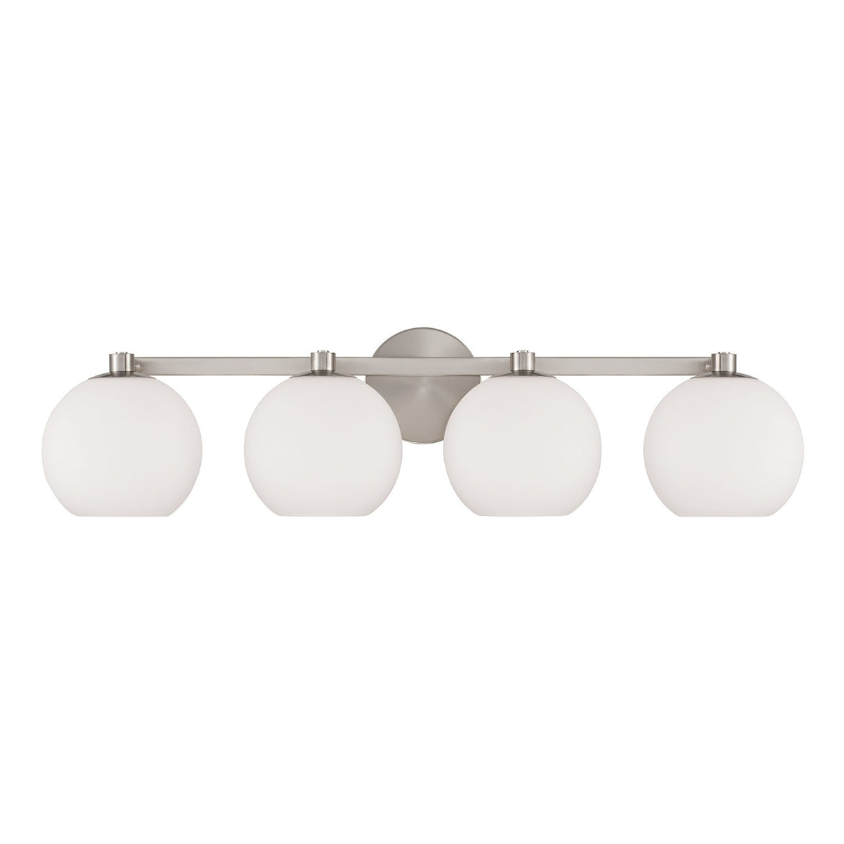 Enid 4 Light Vanity, Brushed Nickel
