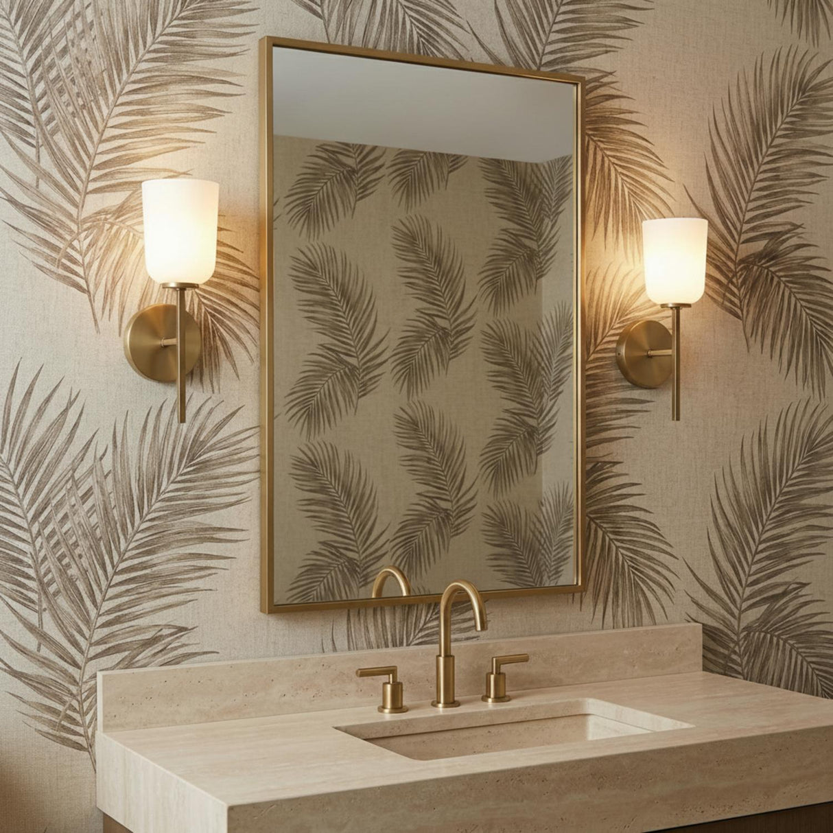 Elira Wall Sconce 14", Aged Brass