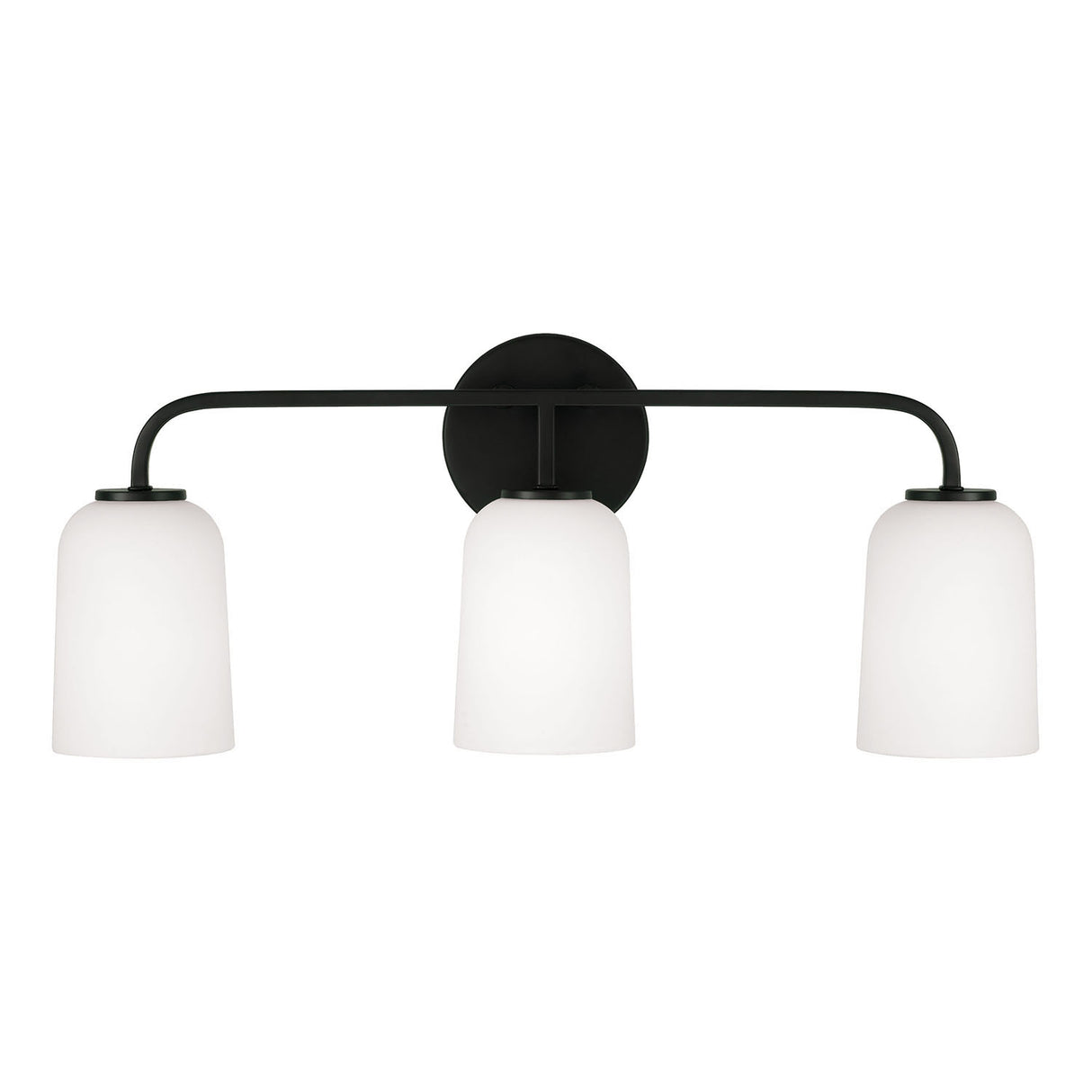 Elira 3 Light Vanity, Matte Black