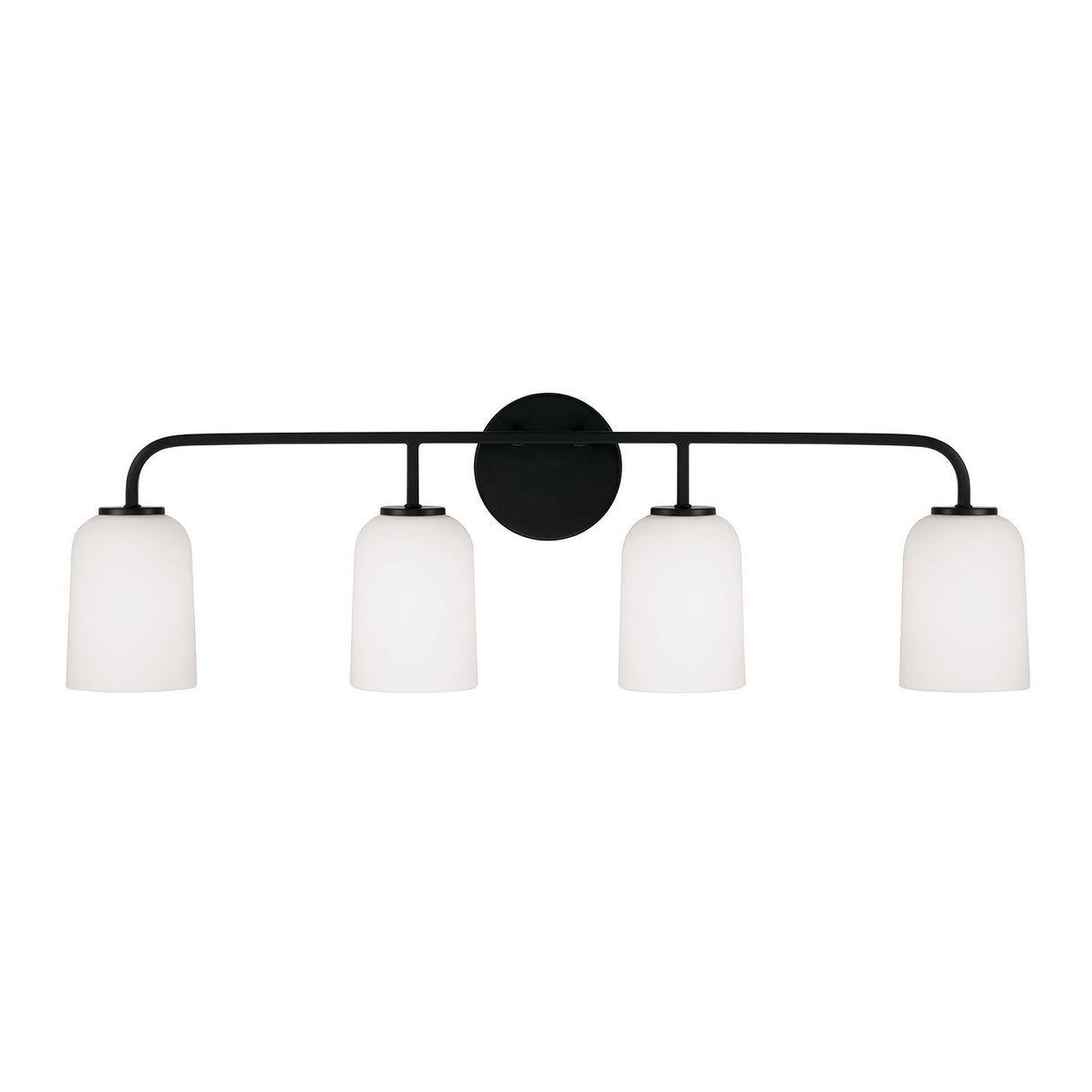 Elira 4 Light Vanity, Matte Black