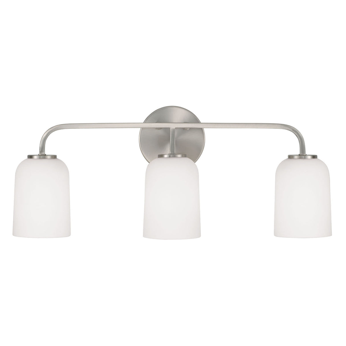 Elira 3 Light Vanity, Brushed Nickel