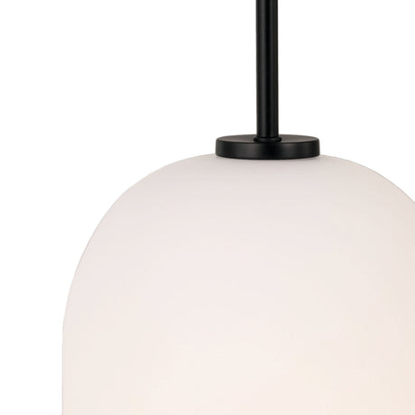 Elira Pendant 9", Matte Black