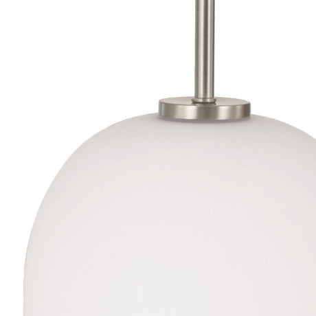 Elira Pendant 9", Brushed Nickel