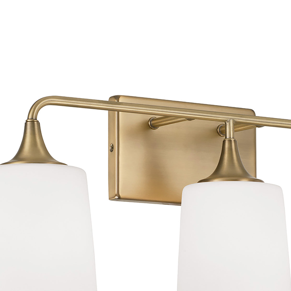 Harper 3 Light Vanity, Aged Brass