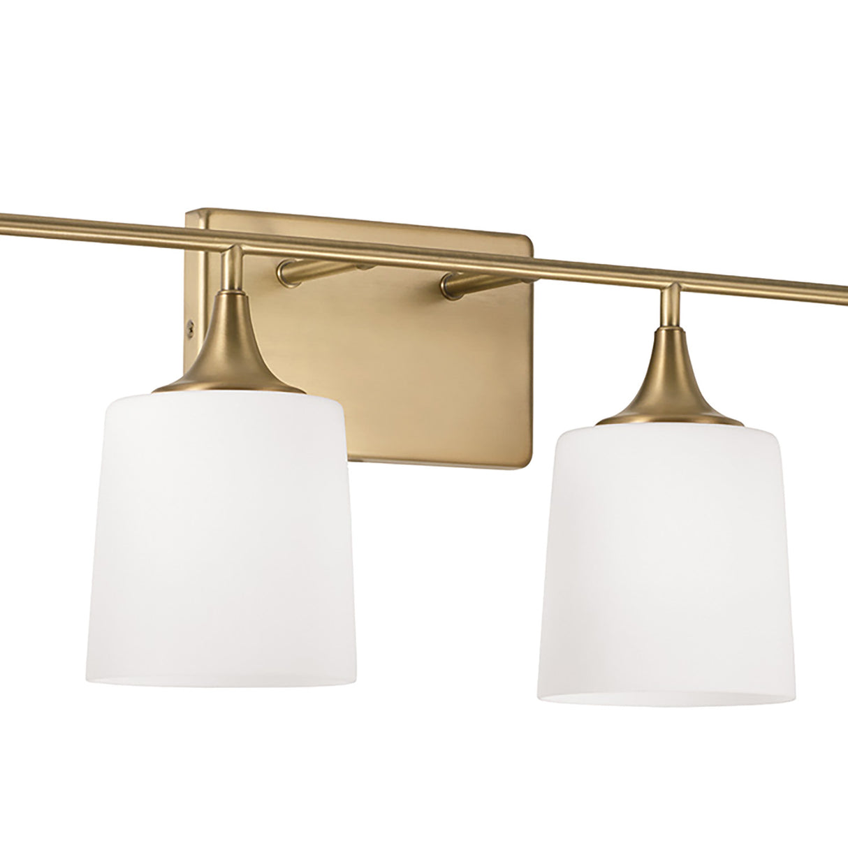 Harper 4 Light Vanity, Aged Brass