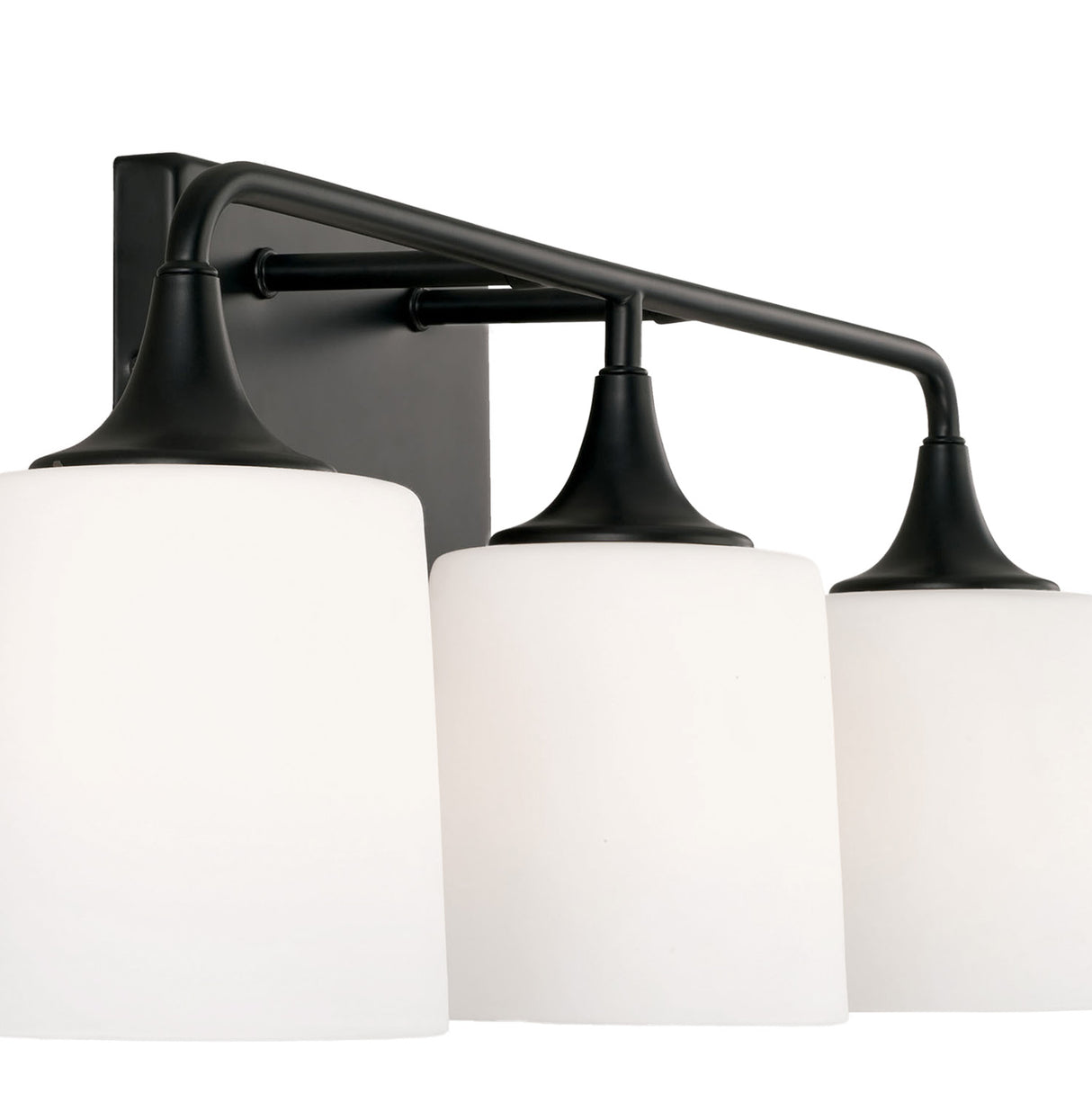 Harper 3 Light Vanity, Matte Black