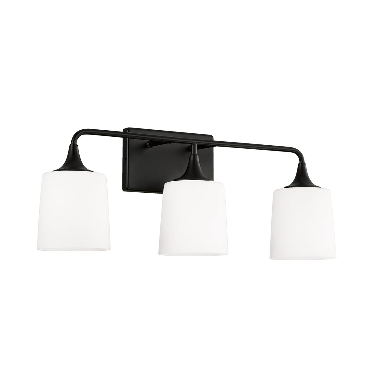 Harper 3 Light Vanity, Matte Black