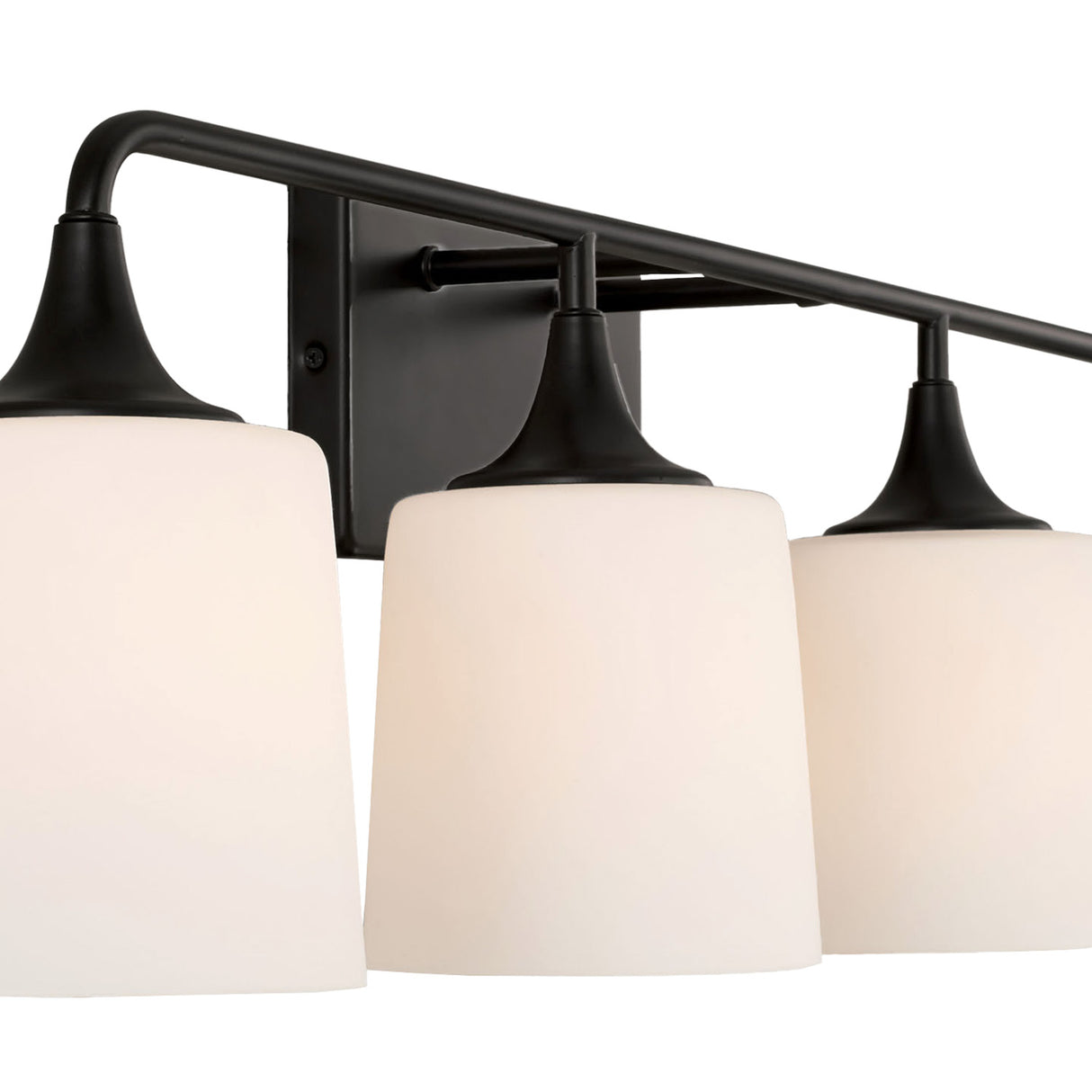 Harper 4 Light Vanity, Matte Black