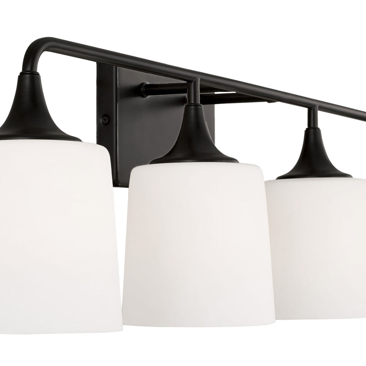 Harper 4 Light Vanity, Matte Black