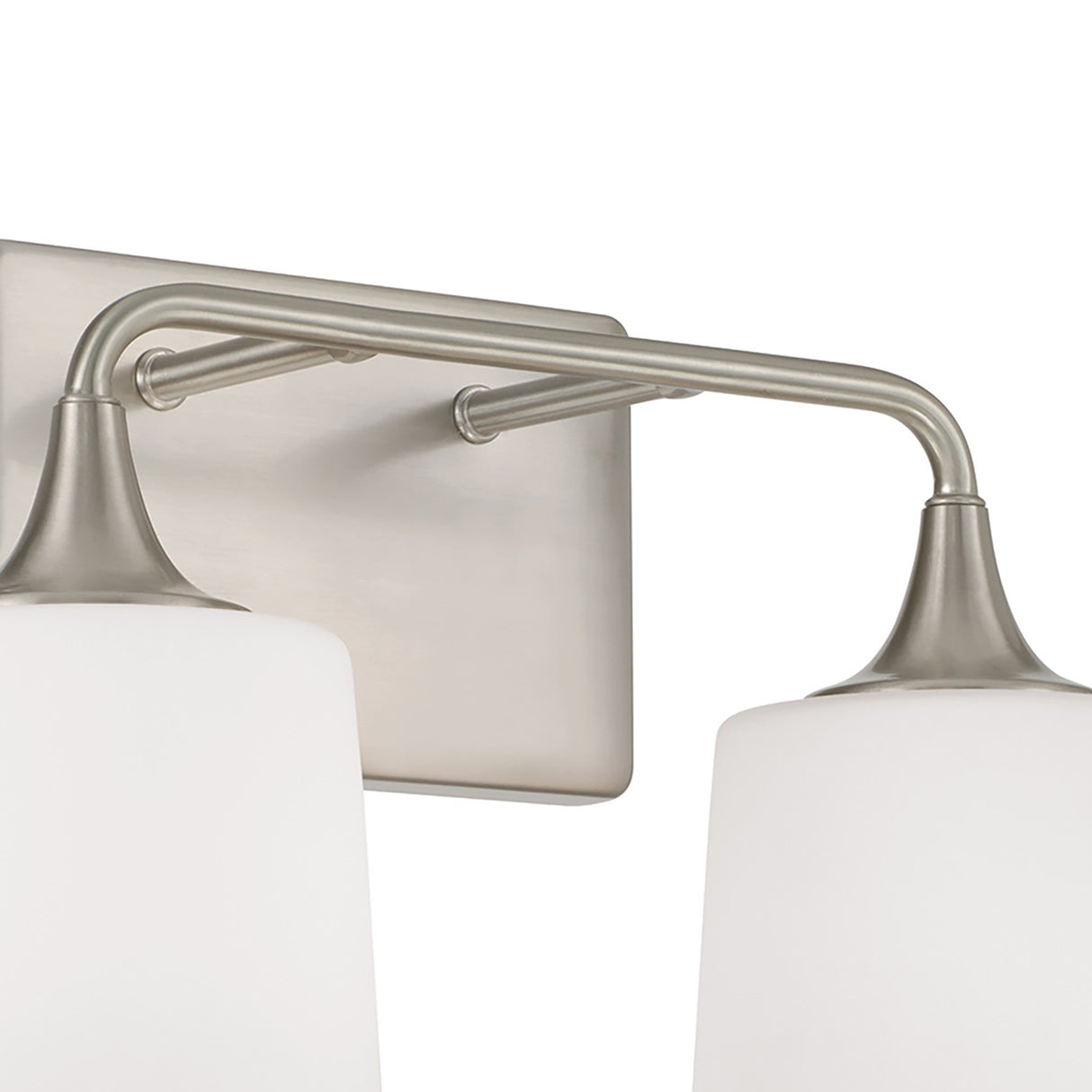 Harper 2 Light Vanity, Brushed Nickel