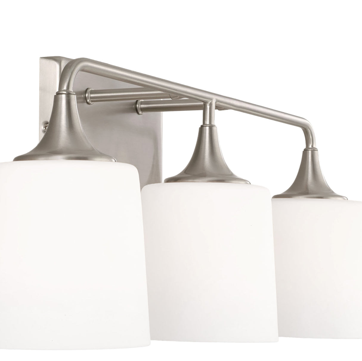 Harper 3 Light Vanity, Brushed Nickel