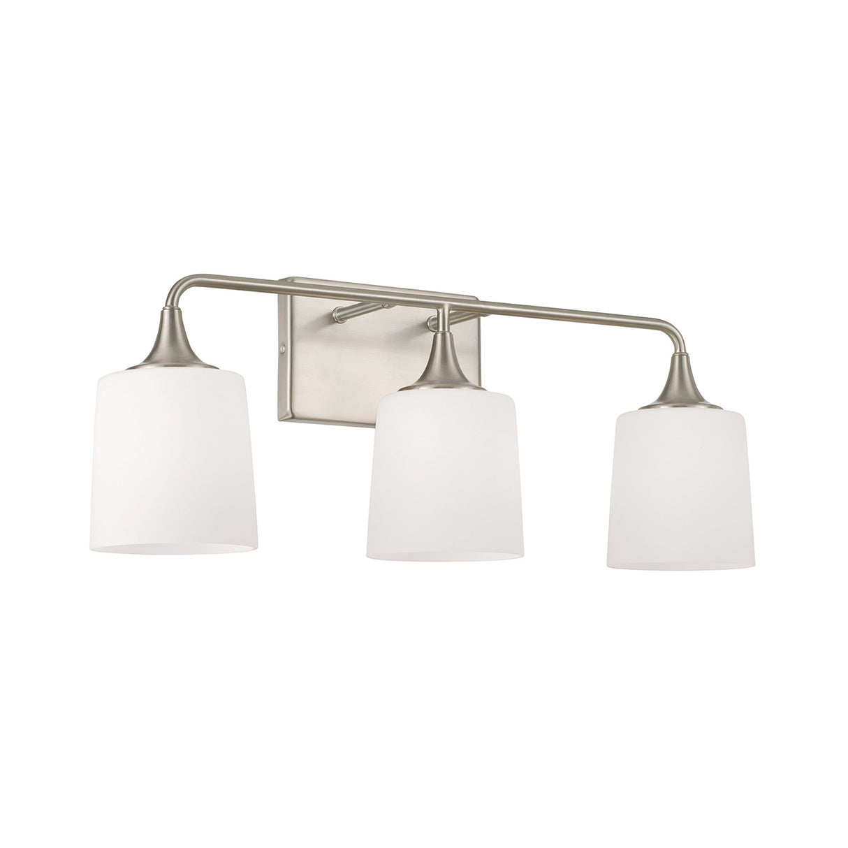 Harper 3 Light Vanity, Brushed Nickel