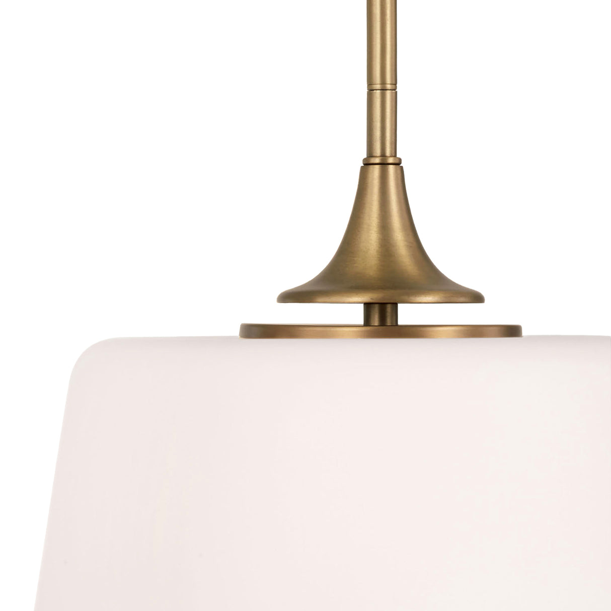 Harper Pendant 12", Aged Brass