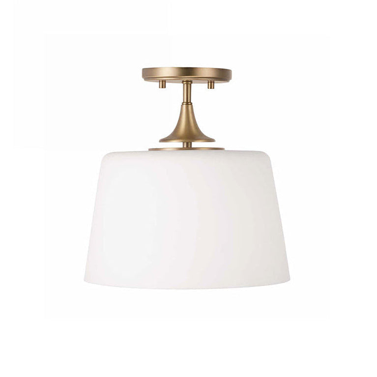 Harper Semi-Flush 12", Aged Brass