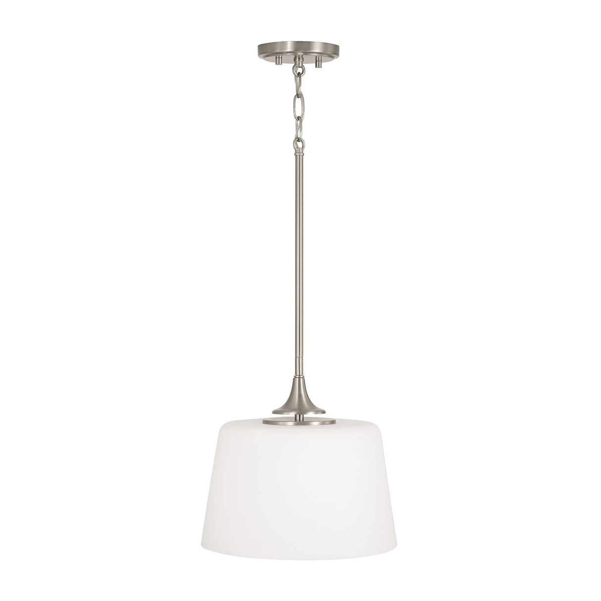Harper Pendant 12", Brushed Nickel
