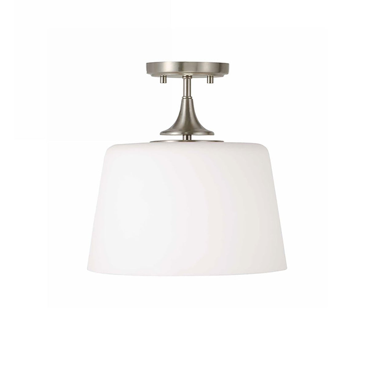 Harper Semi-Flush 12", Brushed Nickel