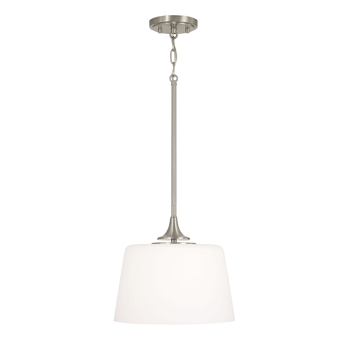 Harper Semi-Flush 12", Brushed Nickel