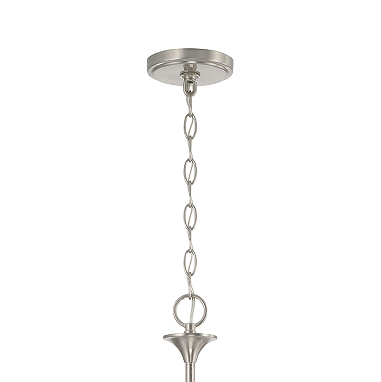 Harper 5 Light Chandelier 31", Brushed Nickel