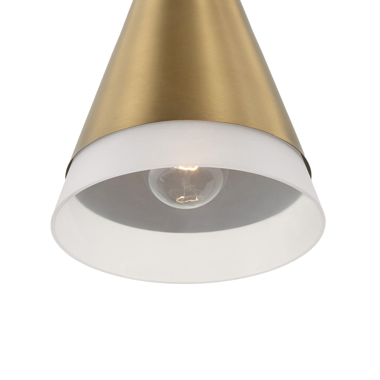 Astra Pendant 10", Aged Brass and Black