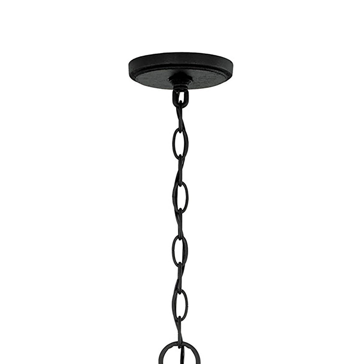 Eloise Lantern Pendant 16", Textured Black