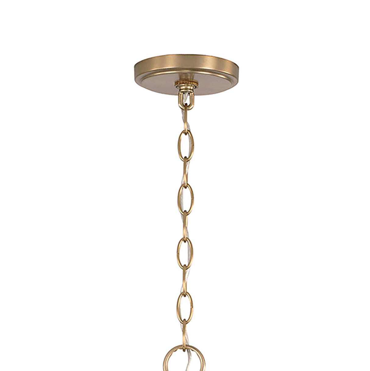 Eloise Lantern Pendant 28", Matte Brass