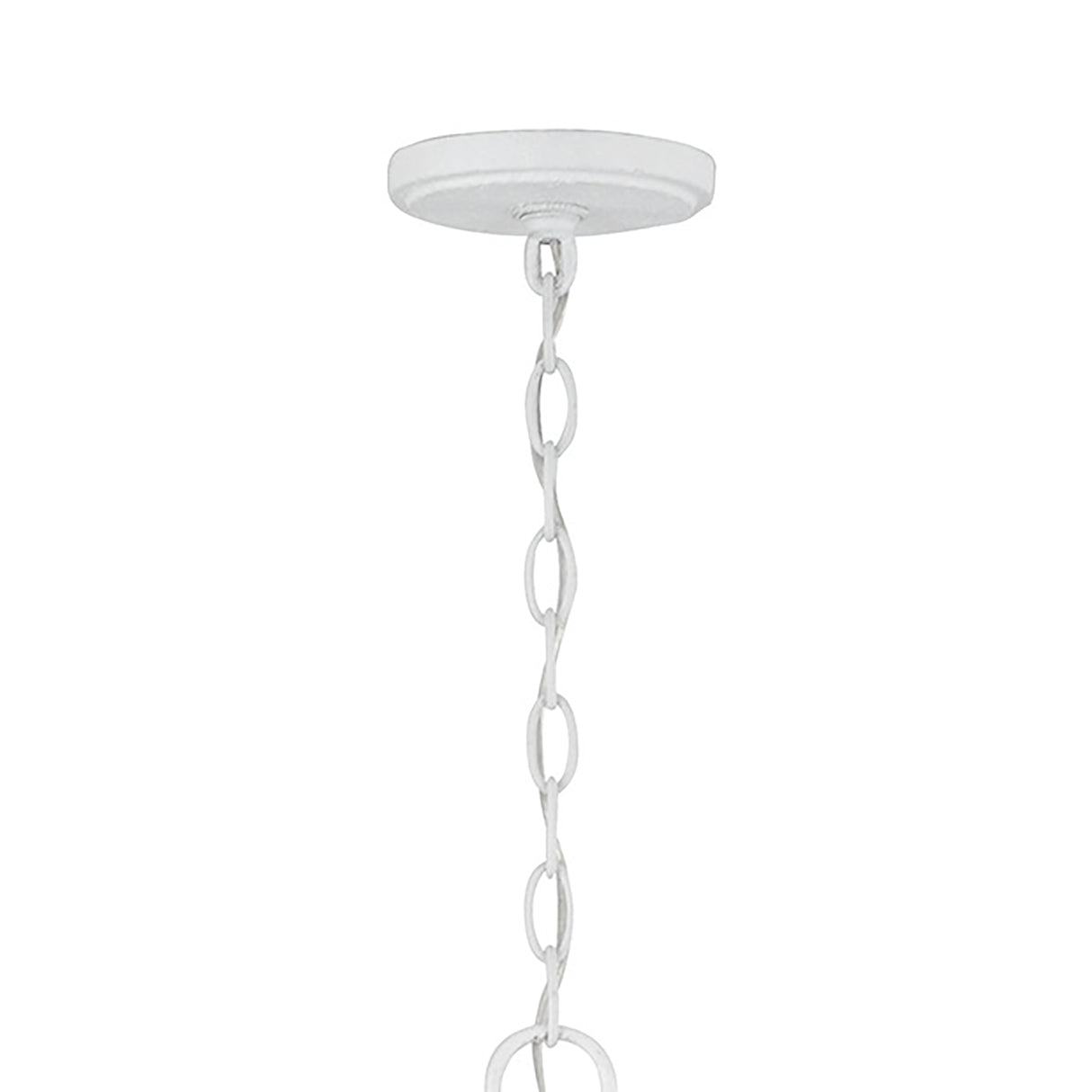 Eloise Lantern Pendant 28", Textured White